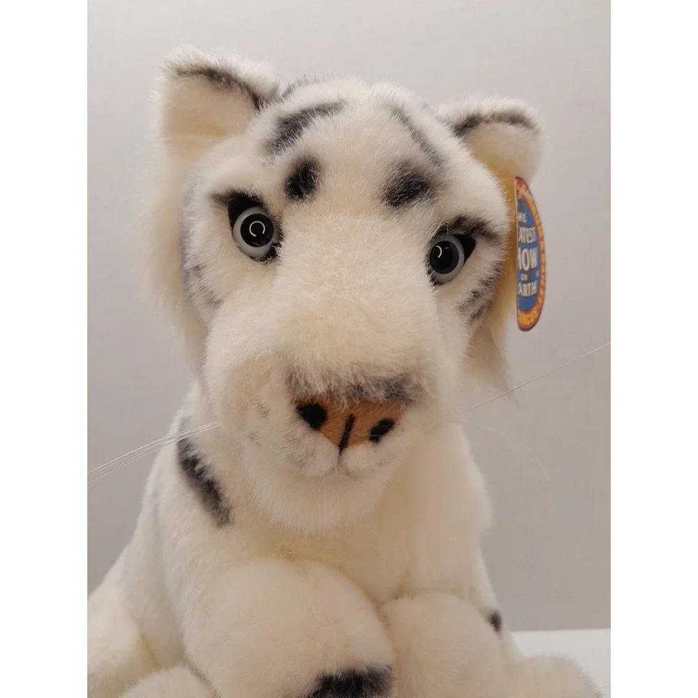 Ringling Brothers Bros Barnum & Bailey Circus Plush White Tiger w/Cub 13